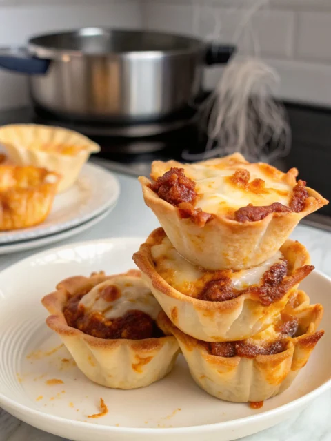 Air Fryer Lasagna Cups Recipe