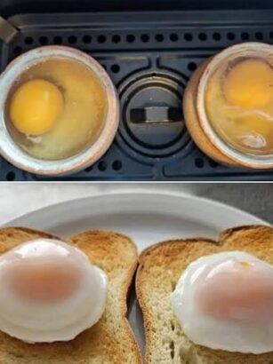Air Fryer Poached Eggs