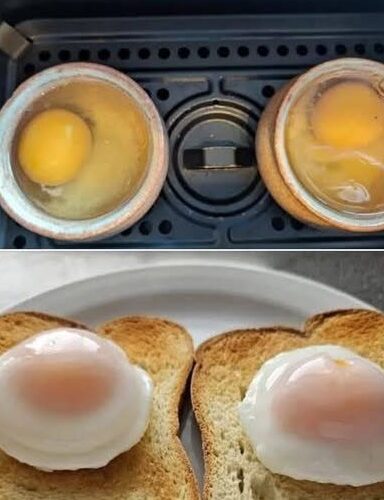 Air Fryer Poached Eggs