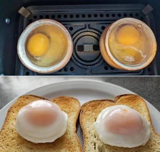 Air Fryer Poached Eggs