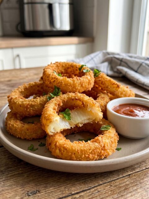 Crispy Air Fryer Onion Rings