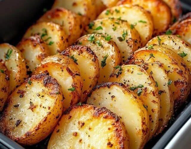 Quick & Easy Air Fryer Sliced Potatoes Recipe