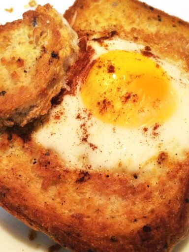Air Fryer Egg Toast