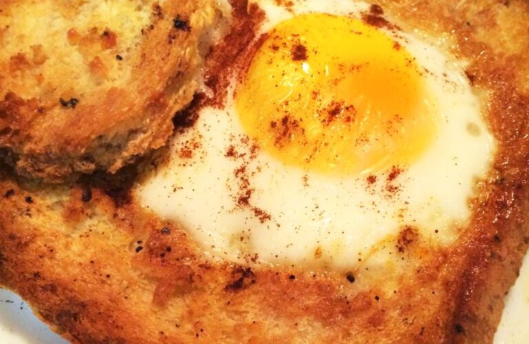 Air Fryer Egg Toast